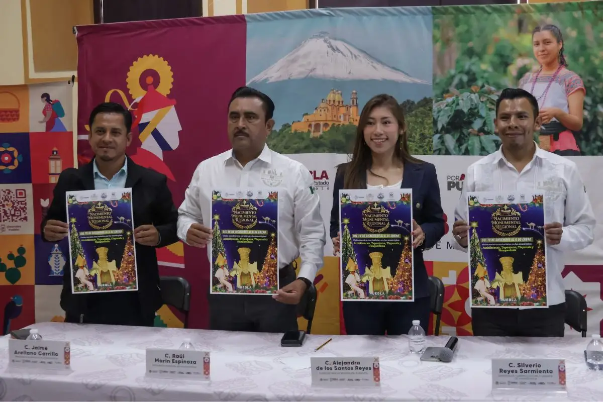 En cuatro municipios poblanos, se realizará el Nacimiento Monumental Regional 2025