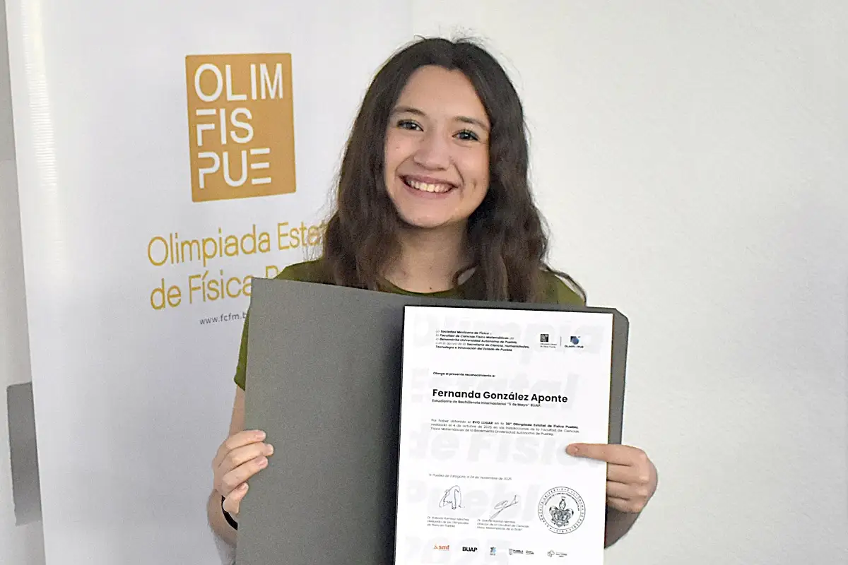 Destacan estudiantes BUAP en olimpiadas estatales y nacionales de Física 2025