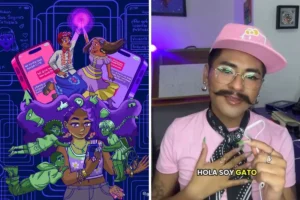 ¿Quién es Gato Que Pinta, artista poblana y activista no binarie que ha sufrido acoso?