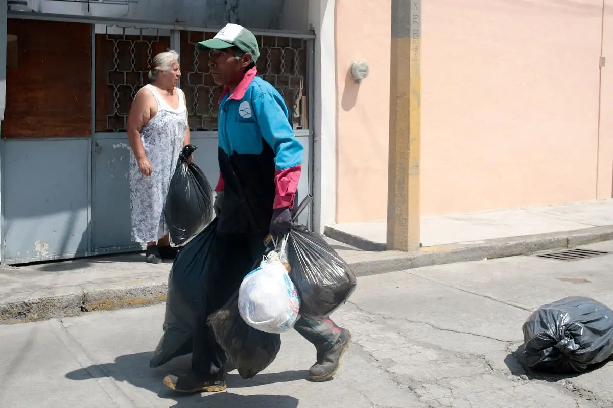recolección de basura en Puebla este 12 de diciembre