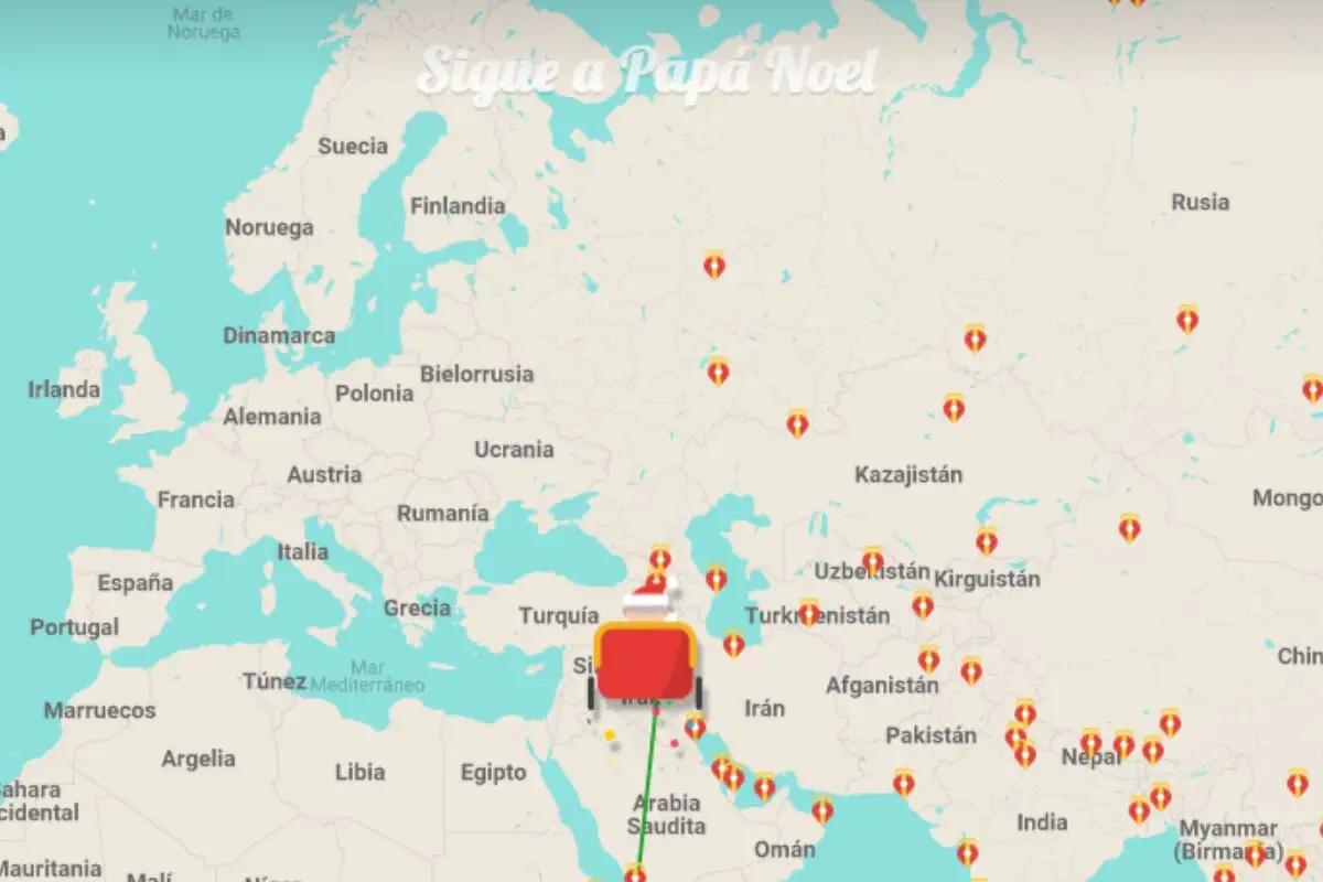 ¿Cómo ver el recorrido de Santa Claus 2025?