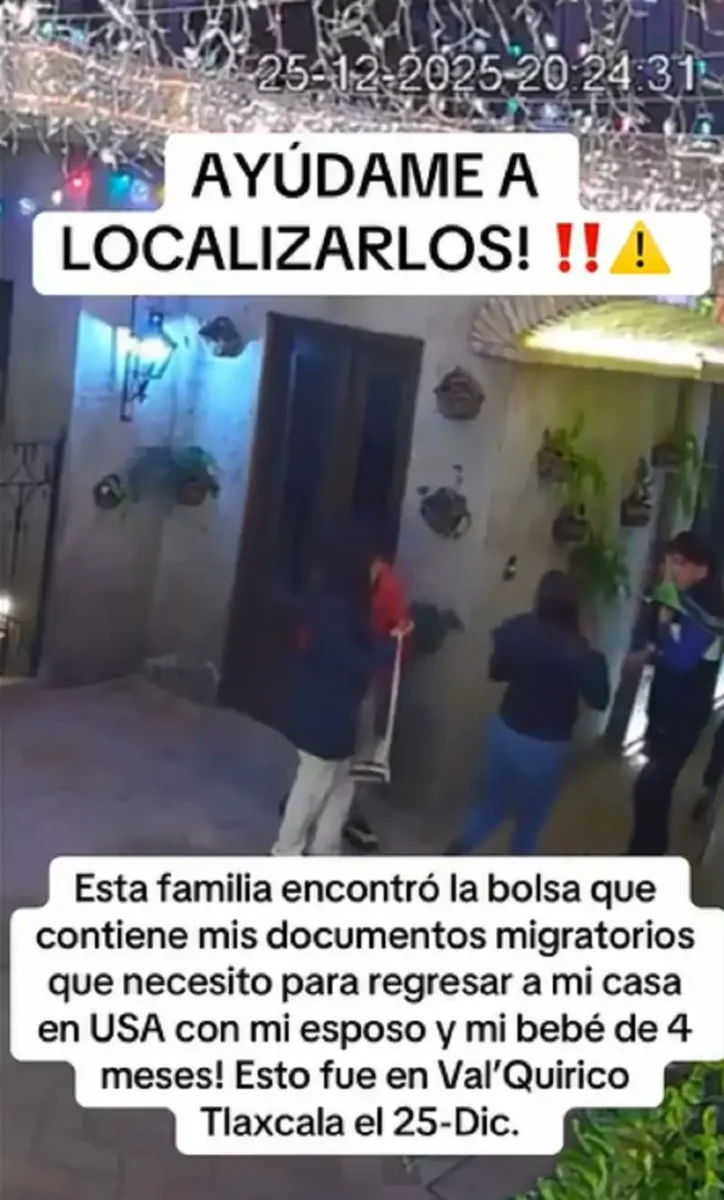 Mujer pide ayuda para recuperar su bolsa con documentos migratorios