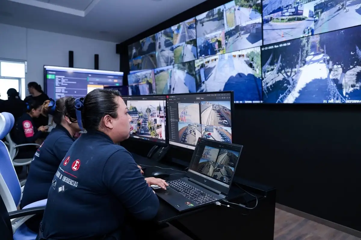 Amplía Lupita Cuautle red de videovigilancia de San Andrés Cholula