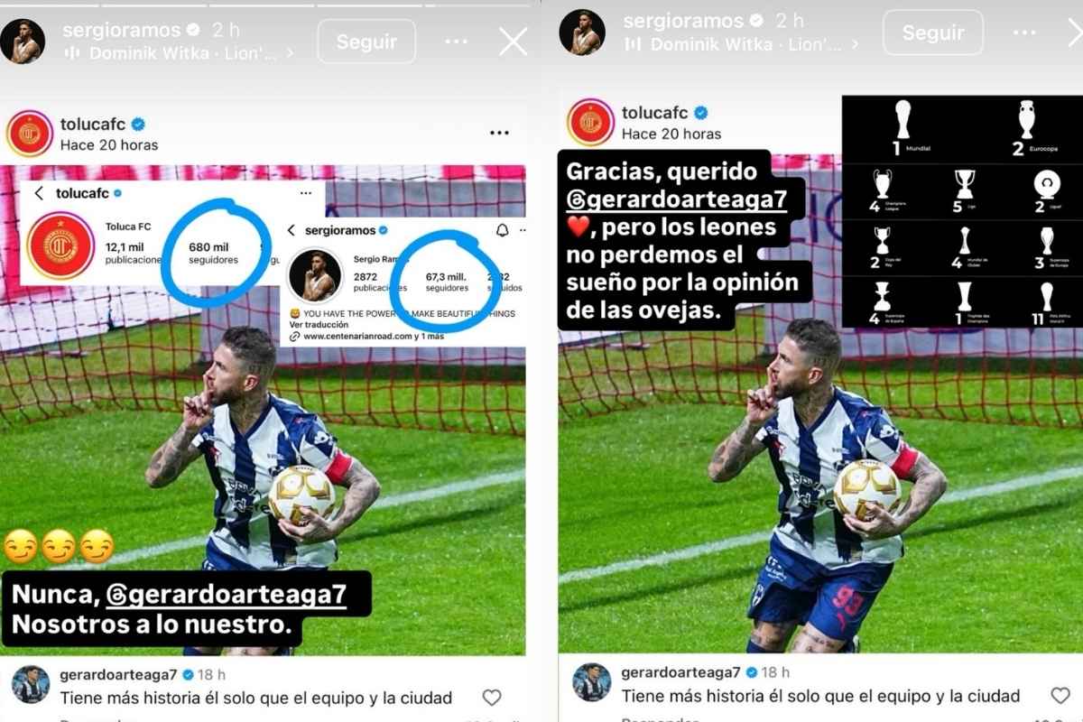 La pelea entre Toluca y Sergio Ramos: "no perdemos el sueño por la opinión de las ovejas"