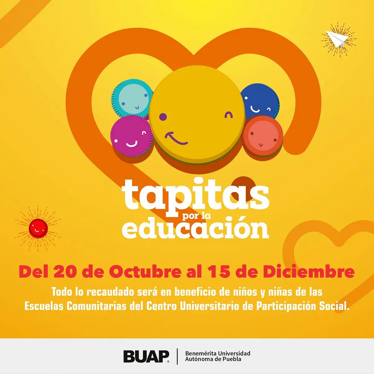 “Tapitas por la educación” busca crear conciencia y evitar que en 2050 haya más plástico que peces en los mares