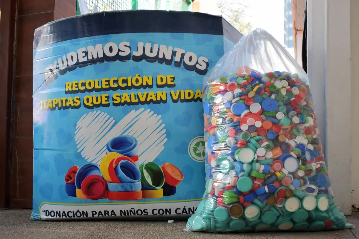 “Tapitas por la educación” busca crear conciencia y evitar que en 2050 haya más plástico que peces en los mares“Tapitas por la educación” busca crear conciencia y evitar que en 2050 haya más plástico que peces en los mares