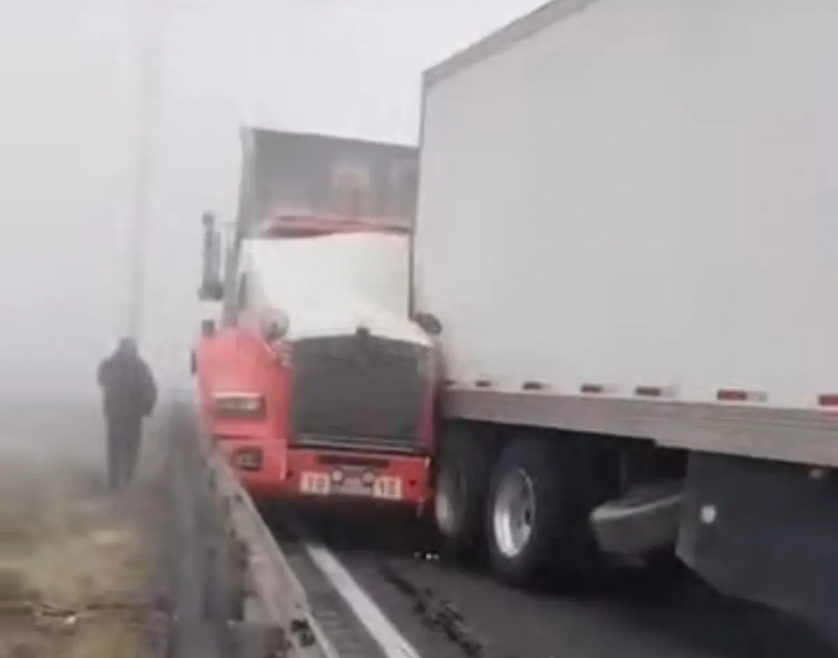 Accidente múltiple en la Puebla Orizaba