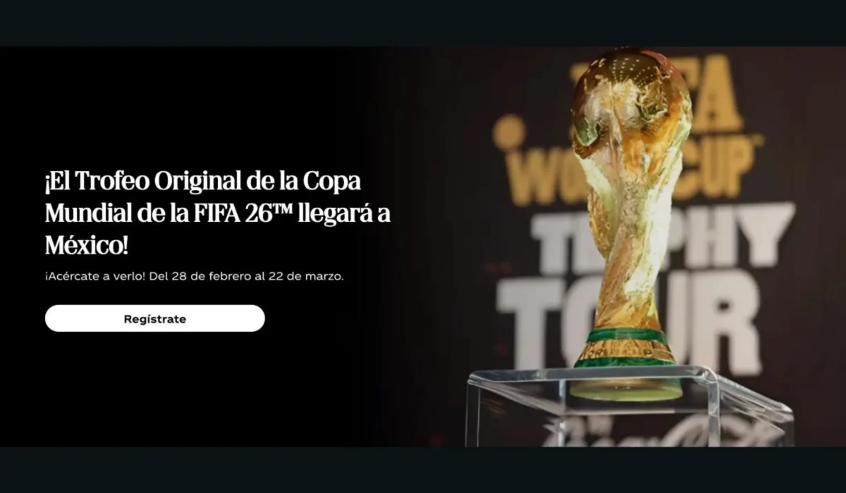 Así puedes conseguir boletos GRATIS para el Tour de la Copa Mundial 2026 de la FIFA con Coca-Cola
