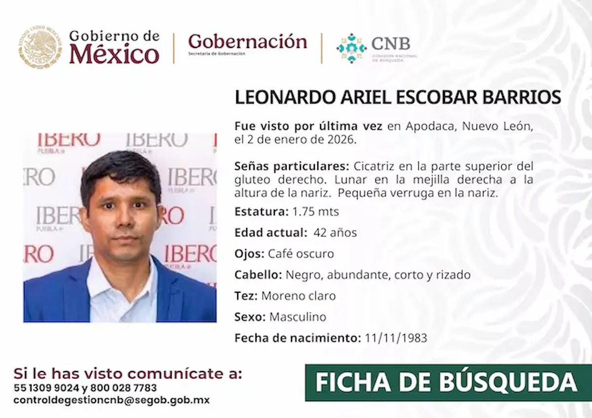 Desaparece profesor de la Ibero Puebla