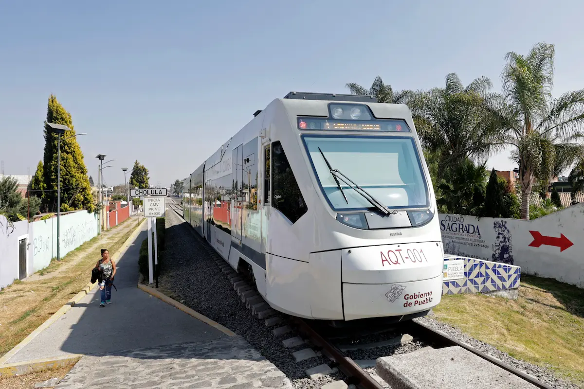 tren ligero a Atlixco será para reducir carga vehicular 