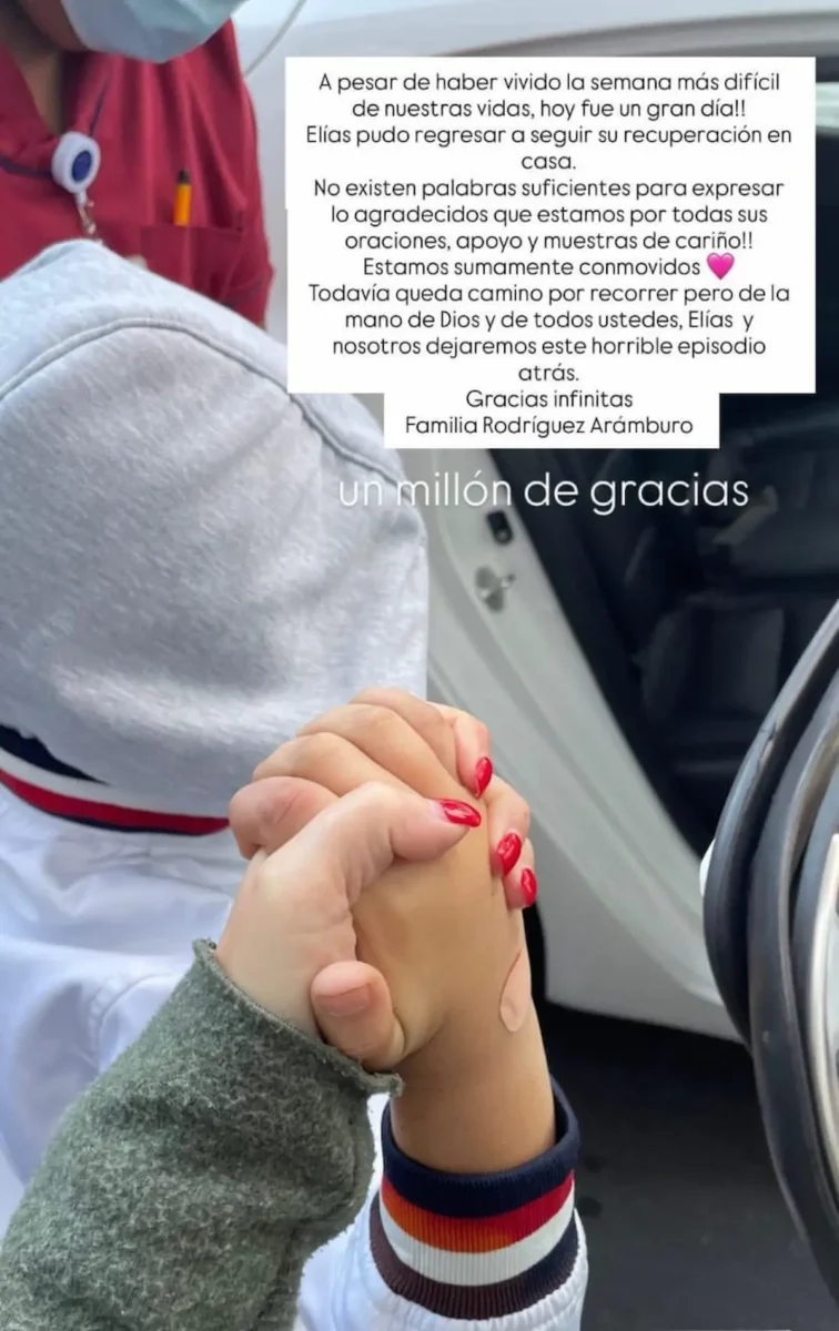 Luego de días de angustia y espera, Elías, el niño herido por una bala perdida en Camino Real a Cholula, fue dado de alta y continuará su proceso de recuperación en su domicilio