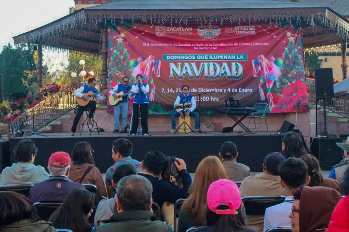 Mi Navidad en Zacatlán cierra con broche de oro con la academia de música G.B. Roell