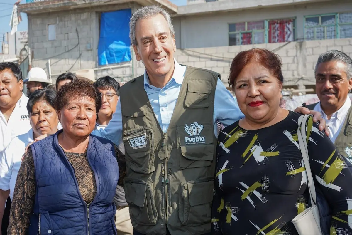 Supervisa Pepe Chedraui rehabilitación de Puente Vehicular en San Pablo Xochimehuacan