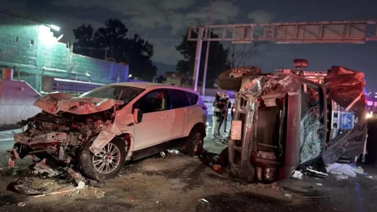 ¡Un cuerpo salió volando! Accidente en la México-Pachuca deja dos muertos (FOTOS|VIDEOS) 3 accidente en la México Pachuca