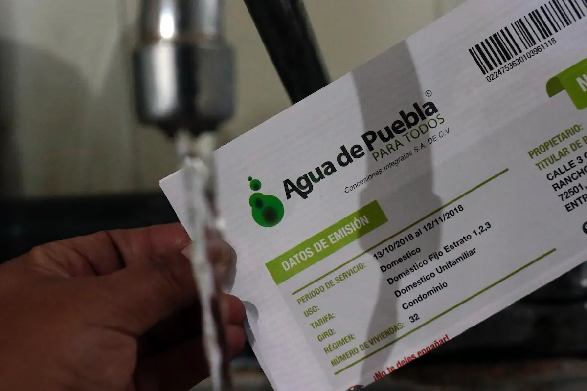 sorpresas concesión del agua en Puebla