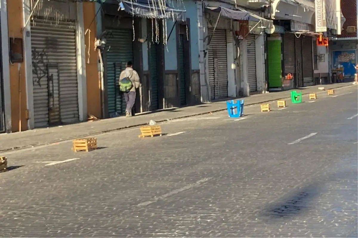 Franeleros siguen con apartado de lugares en el Centro