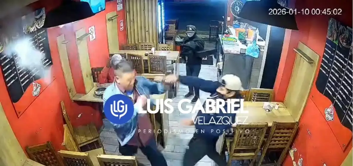 violento asalto en taquería de Amozoc