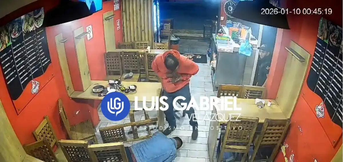 violento asalto en taquería de Amozoc