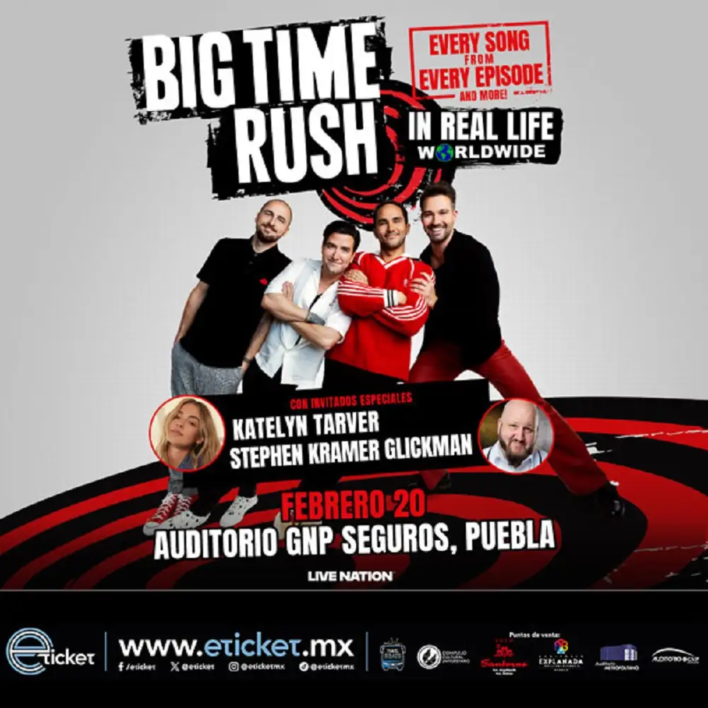 Big Time Rush en Puebla: precio de los boletos, fecha y lugar 2 Big Time Rush en Puebla: precio de los boletos, fecha y lugar