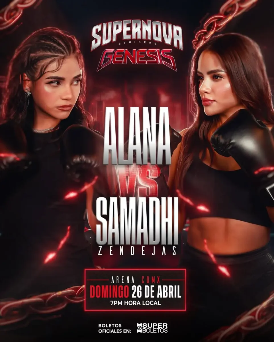 Cartelera del Supernova Genesis: Alana vs Samadhi Zendejas y más