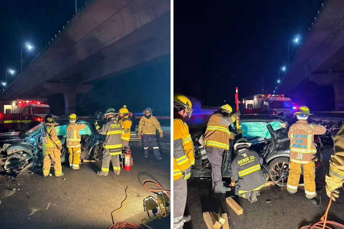 Choque en la lateral de la México-Puebla deja un muerto