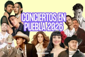 Conciertos confirmados en Puebla para 2026