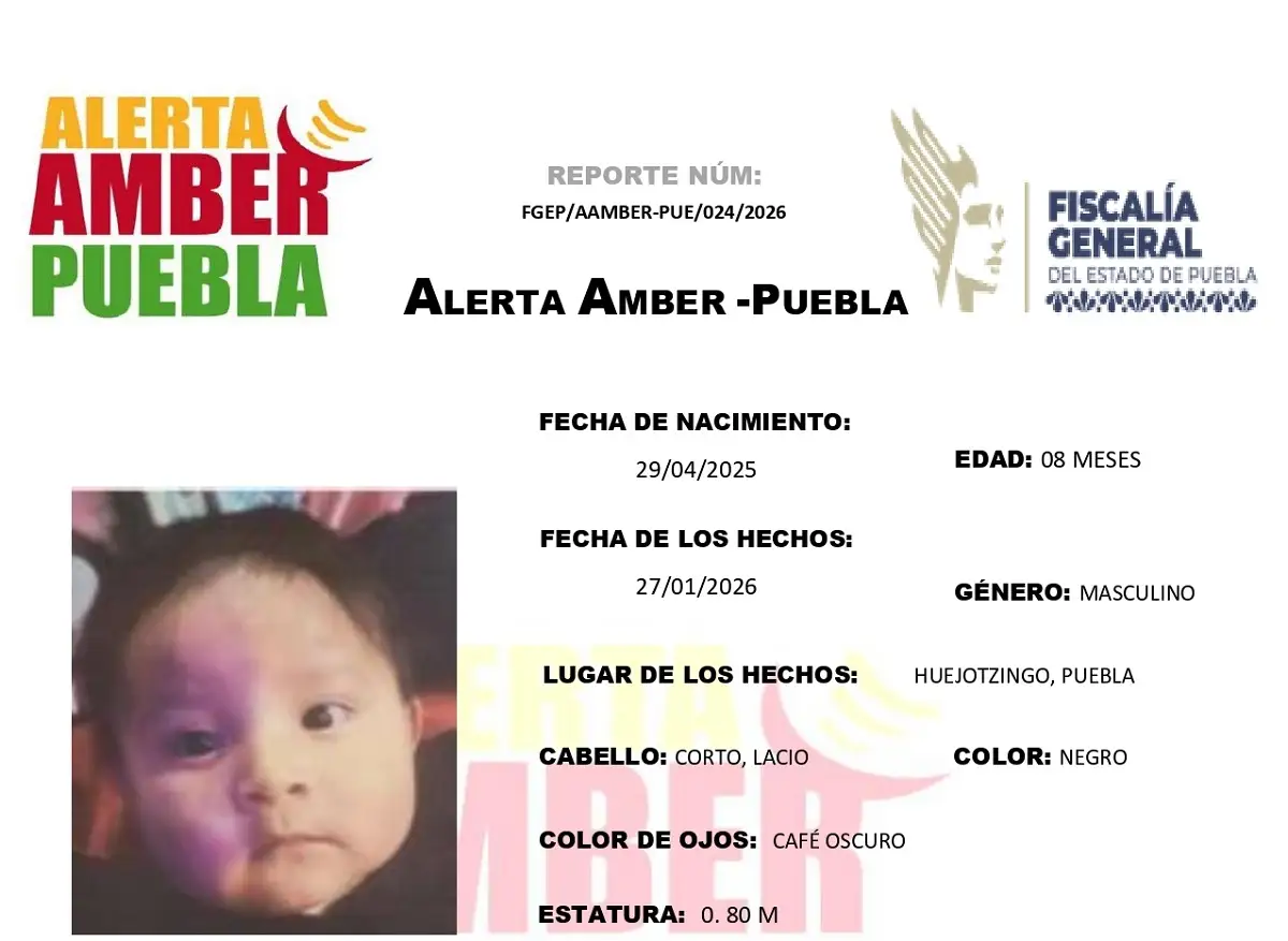 Los has visto? Desaparecen Liam Alonso Alcalá y su mamá 