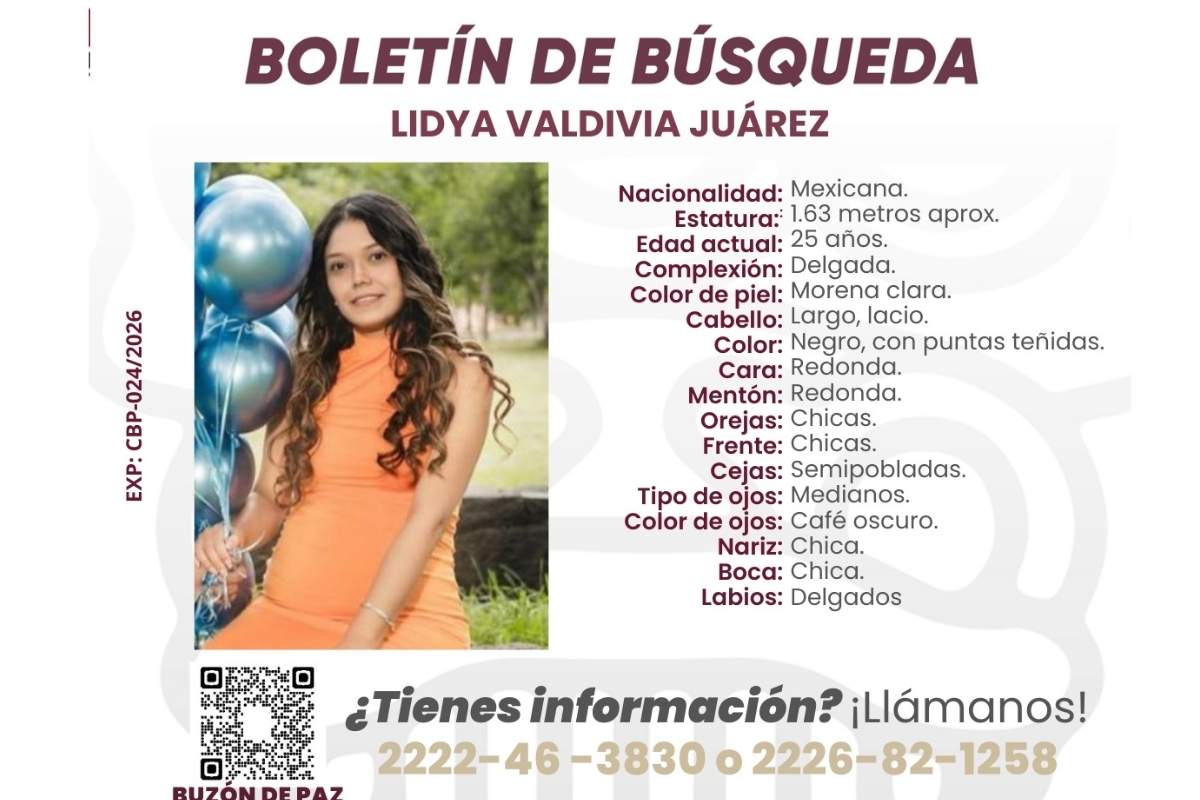 desaparición de Lidya Valdivia Juárez