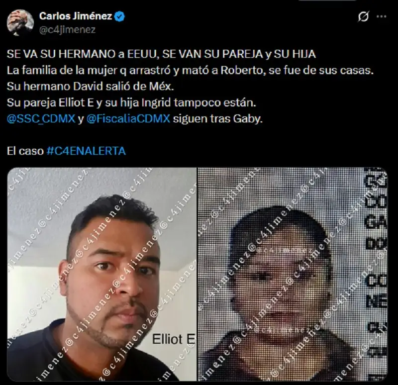 Familia de Gaby Gómez escapa a Estados Unidos tras muerte de motociclista 2 Familia de Gaby Gómez Córdoba escapa tras muerte de motociclista