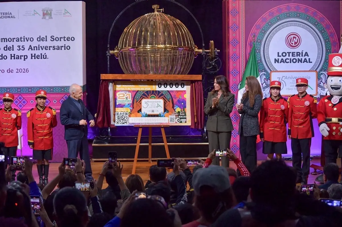 Billete de Lotería Nacional reconoce 35 años de trabajo de la Fundación Alfredo Harp Helú a favor de México