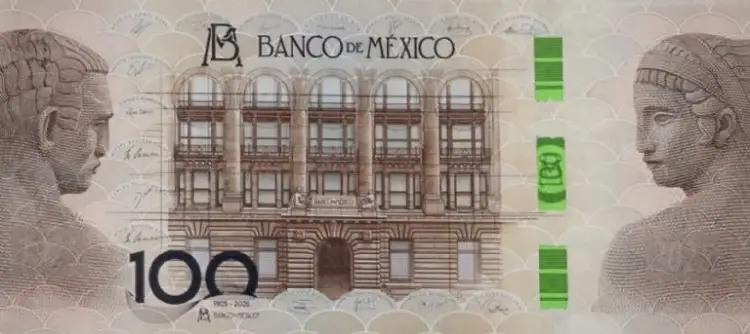 Hay símbolos ocultos en el nuevo billete de 100 pesos