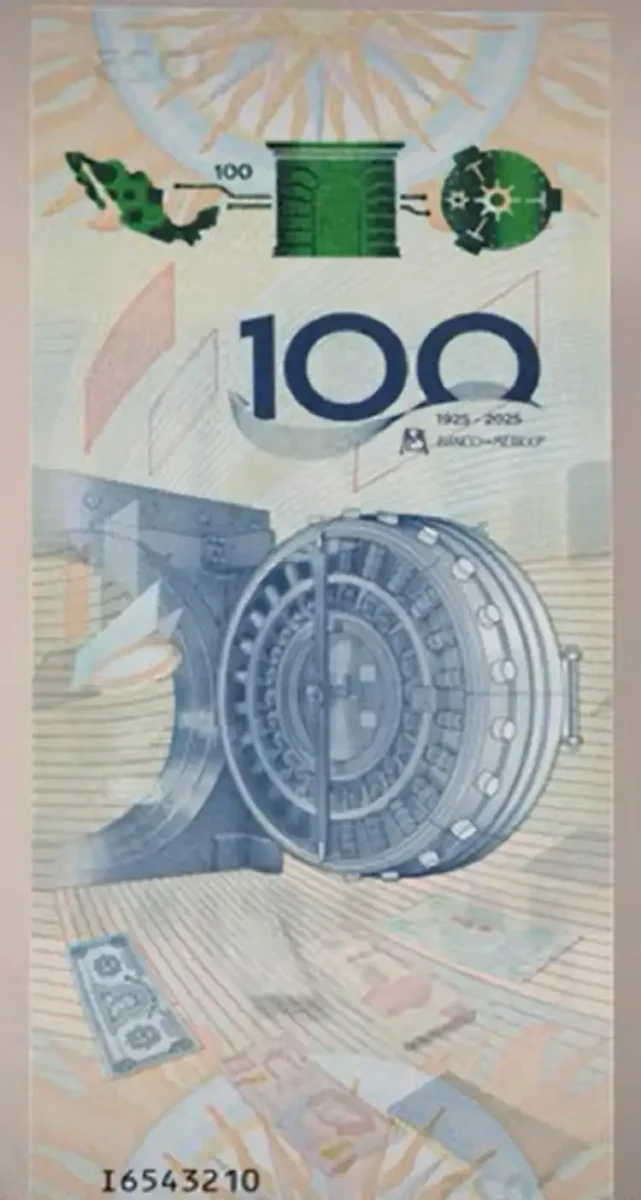 Hay símbolos ocultos en el nuevo billete de 100 pesos