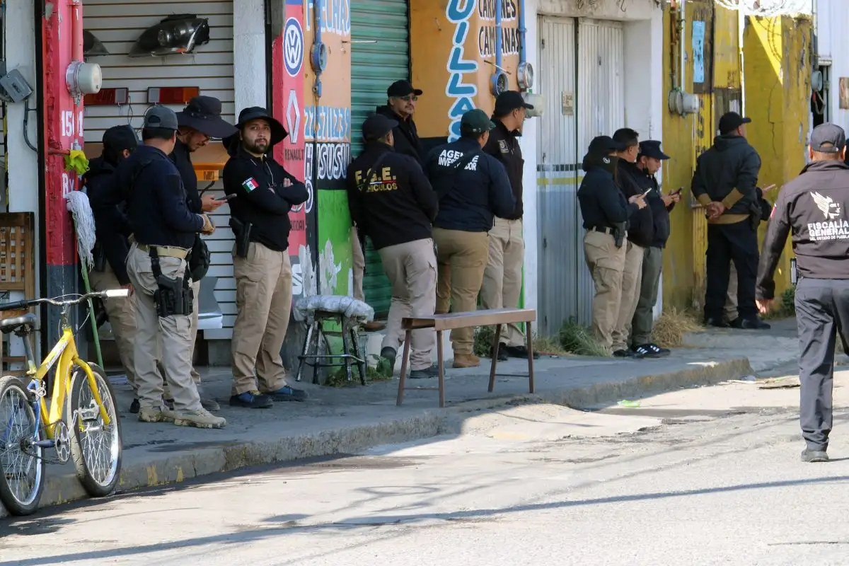 operativo en la 46 Poniente de Puebla