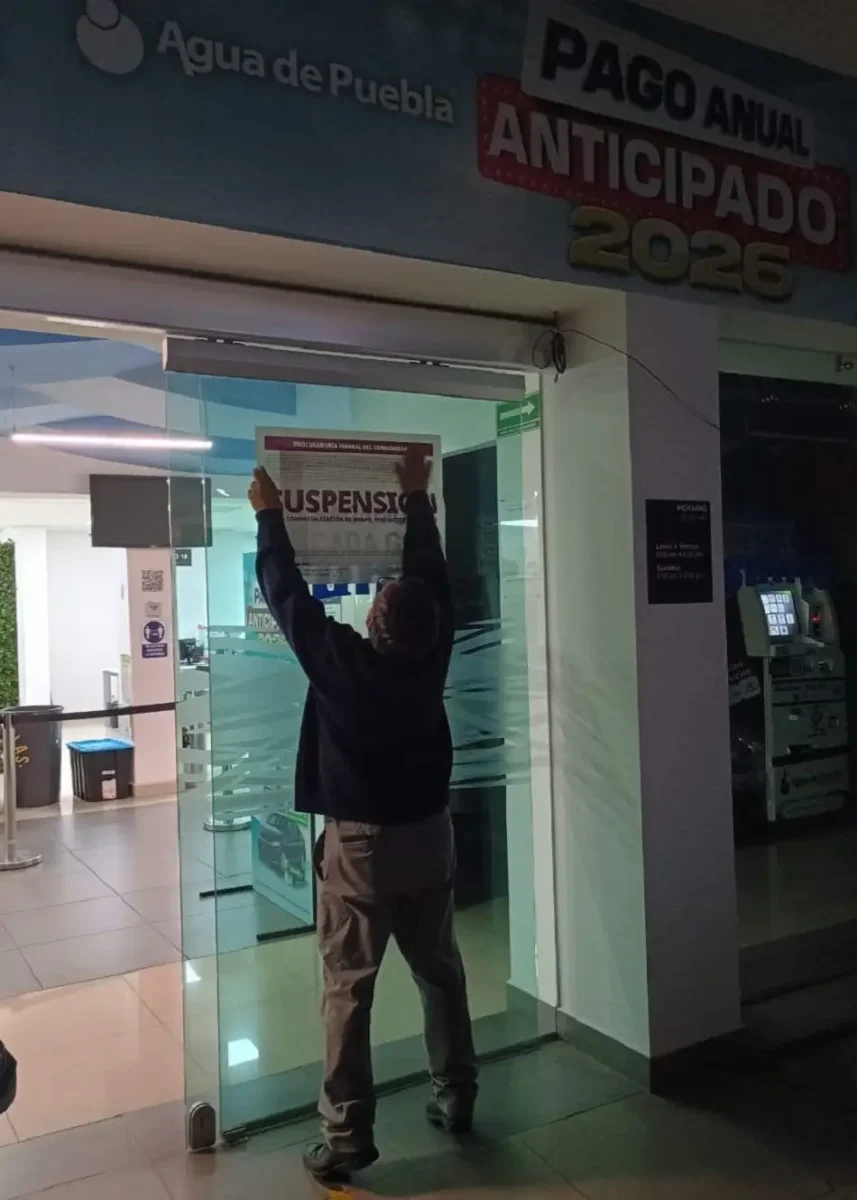 ¿Por qué Profeco suspende operación de Agua de Puebla?