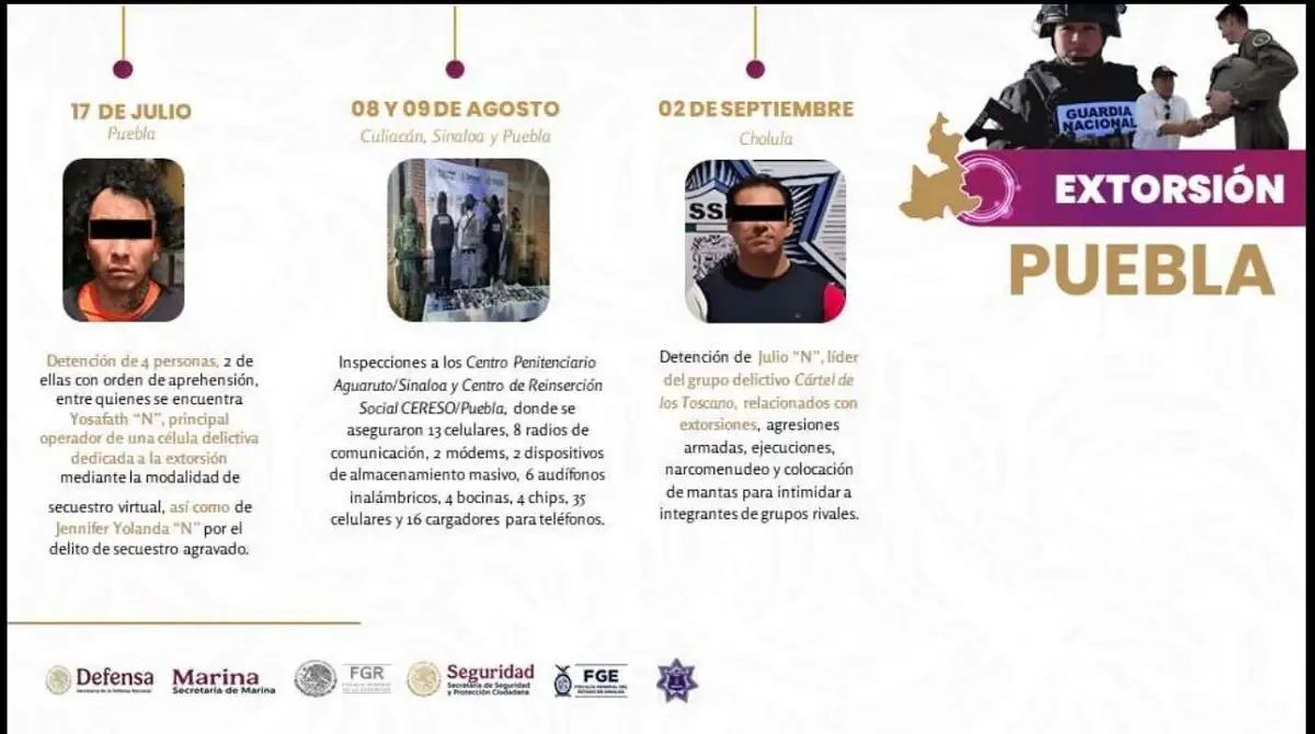 García Harfuch destaca reducción de homicidios en Puebla en un 41%