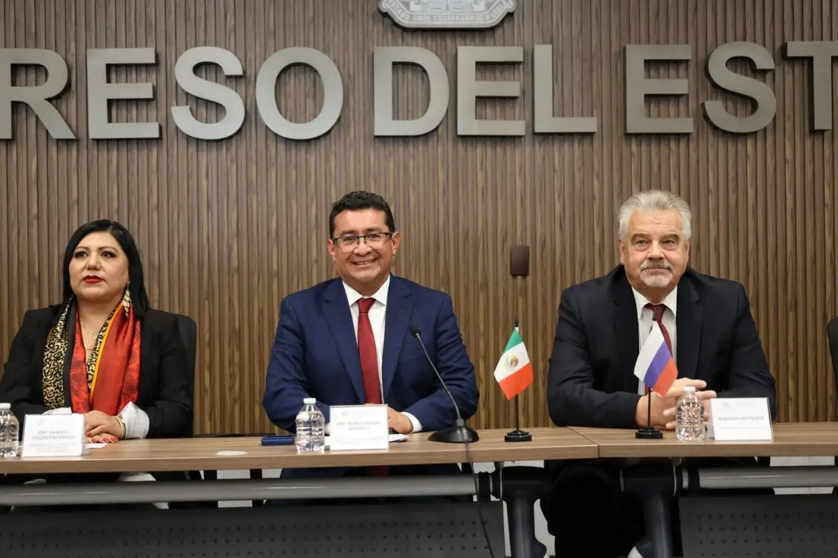 Conmemora Congreso del Estado 135 años de relaciones diplomáticas entre México y Rusia