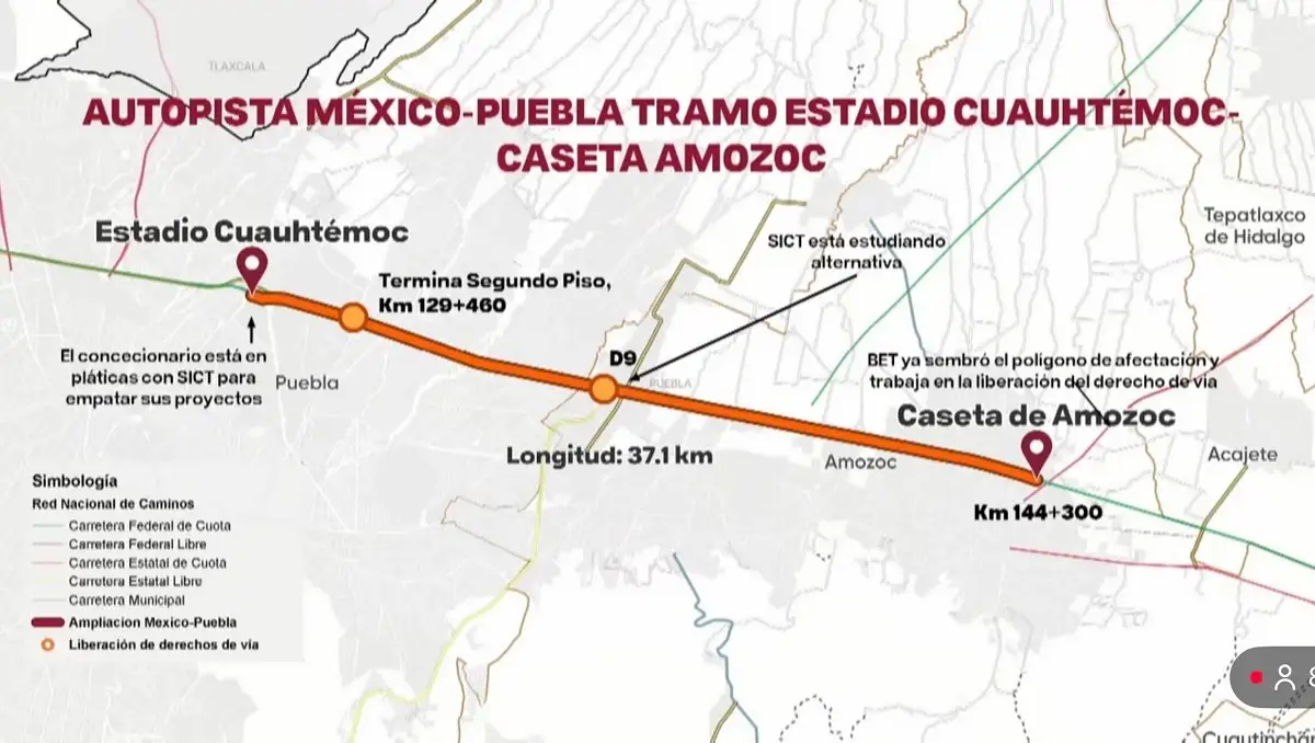 Este 2026 inicia la reubicación de la Caseta de Amozoc