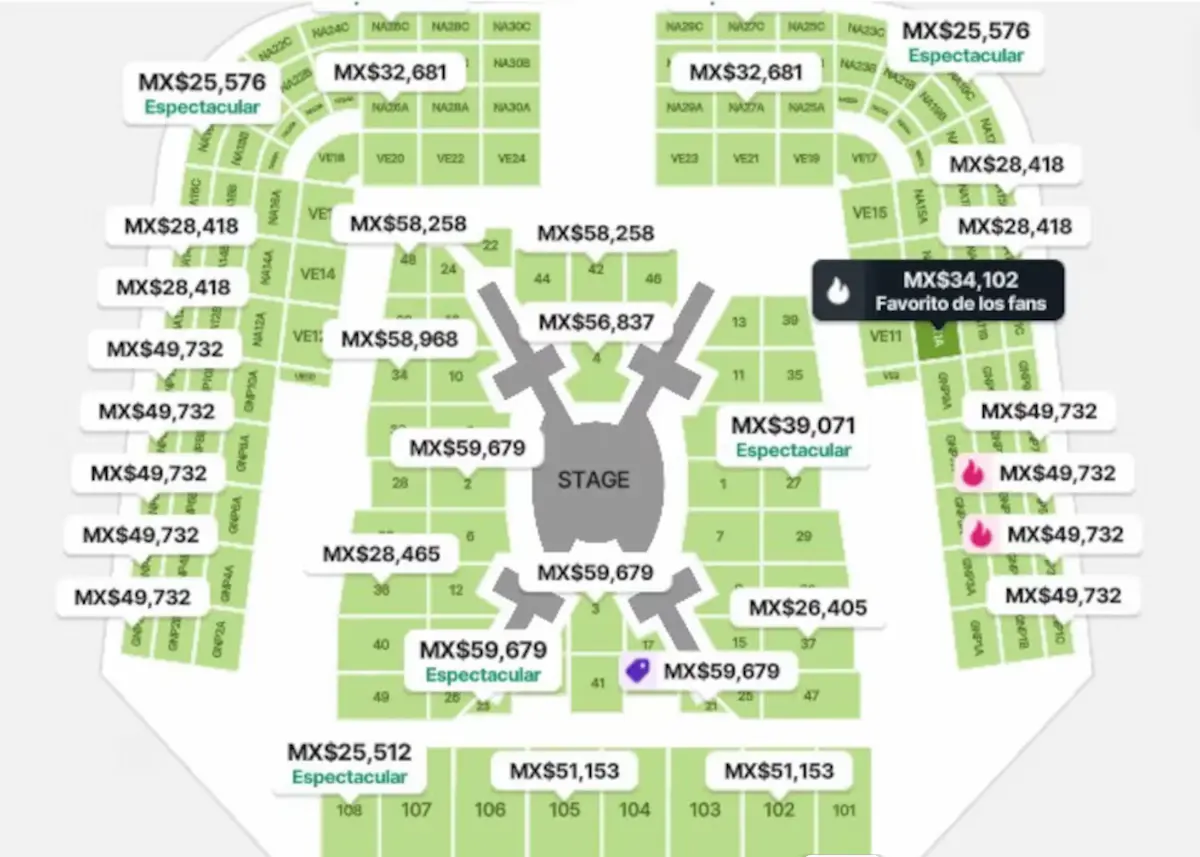 reventa BTS en México