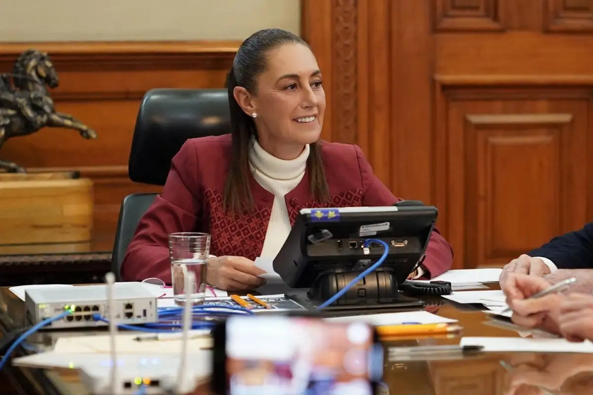 Sheinbaum y Trump sostienen llamada telefónica