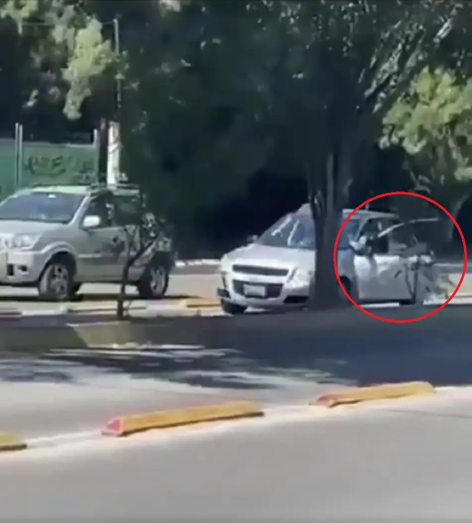 La verdadera historia de mujer que se colgó de auto