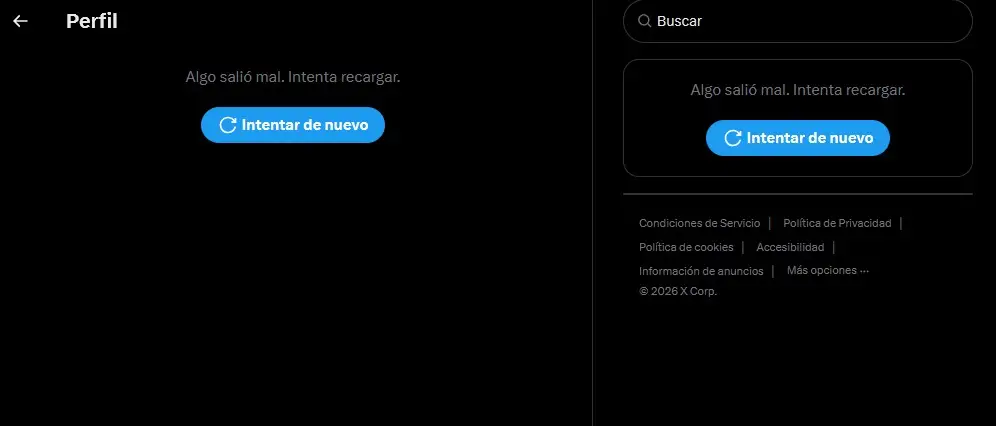 X se cae hoy 16 de enero: Usuarios reportan fallas intermitentes