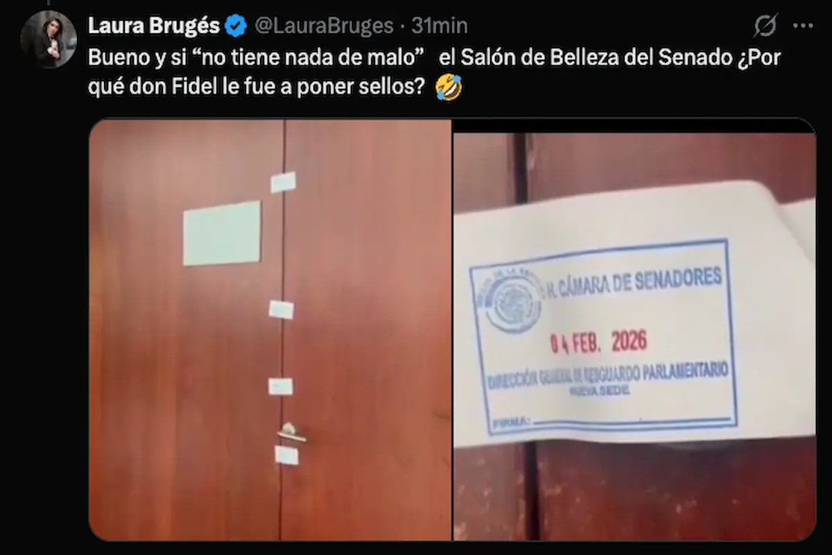 Andrea Chávez niega ser responsable de habilitar un salón de belleza en el Senado