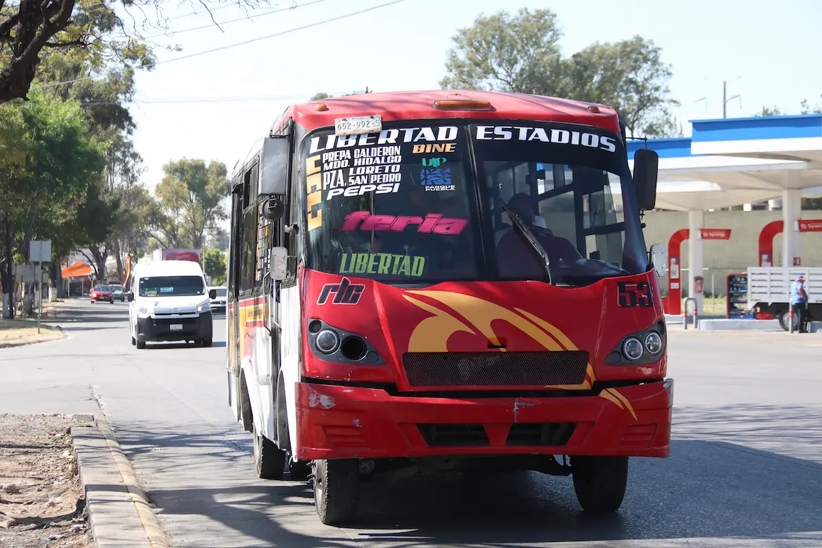 Anuncian paro del transporte público en Puebla para esta fecha