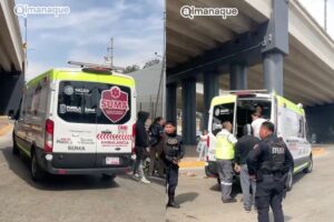 Atropellan a manifestantes durante protesta contra la Revista Vehicular en Puebla