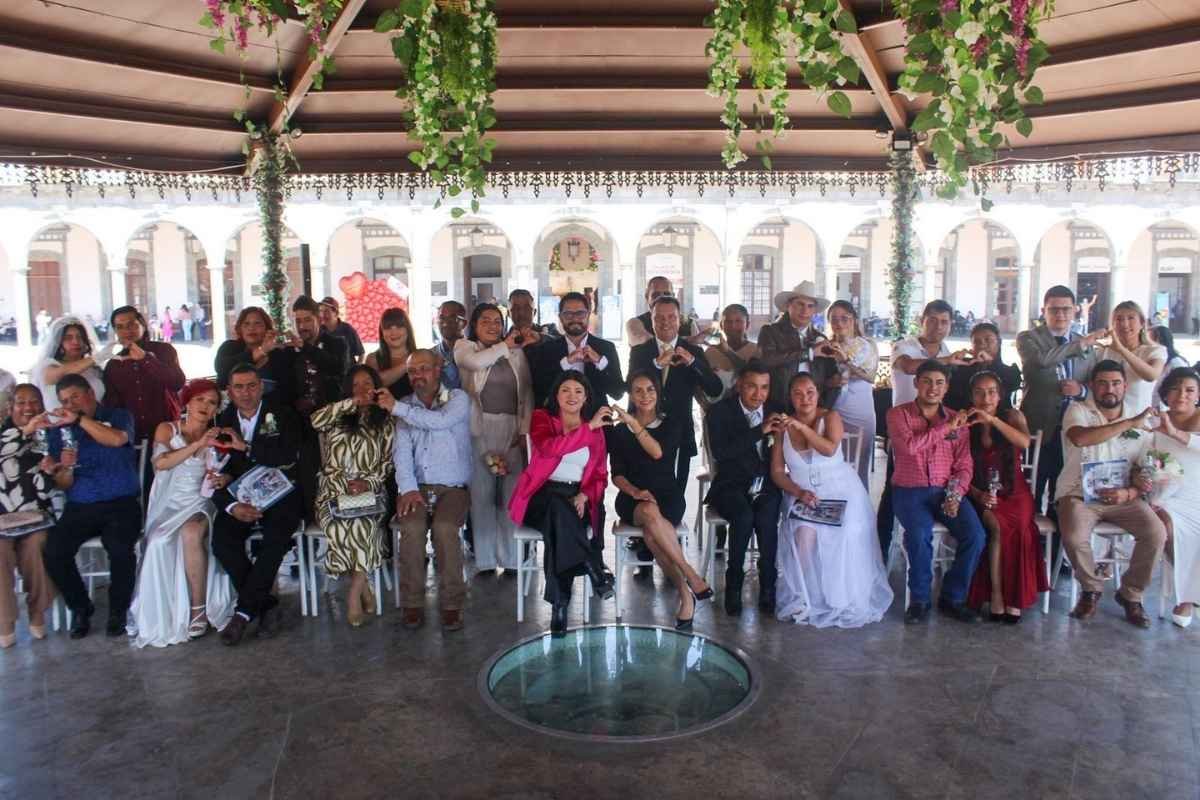 Día del Amor y la Amistad- 14 bodas comunitarias y la ExpoBoda… el fin de semana romántico en Zacatlán