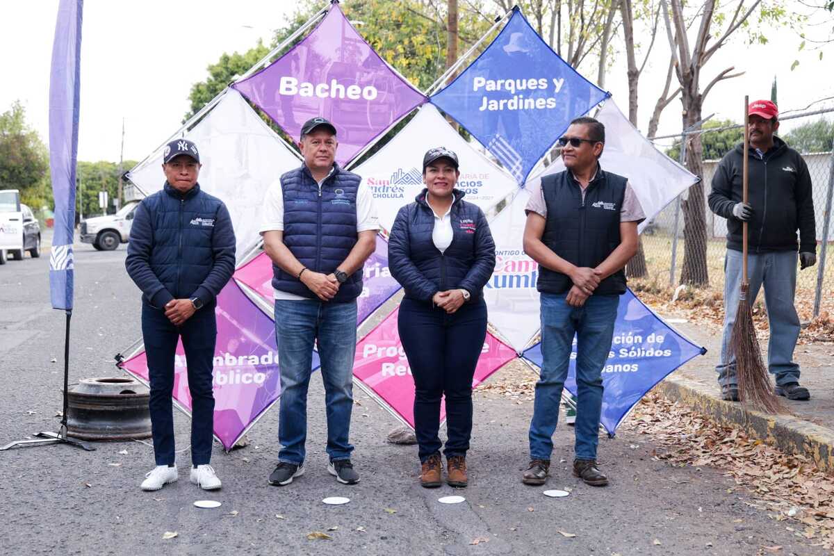 Mejora Lupita Cuautle imagen urbana en Delegación Atlixcáyotl