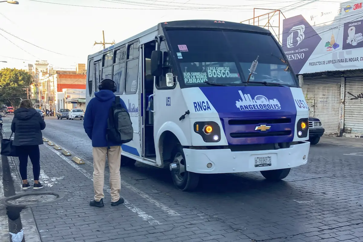 Solo el transporte pirata de Puebla no circuló este 3 de febrero