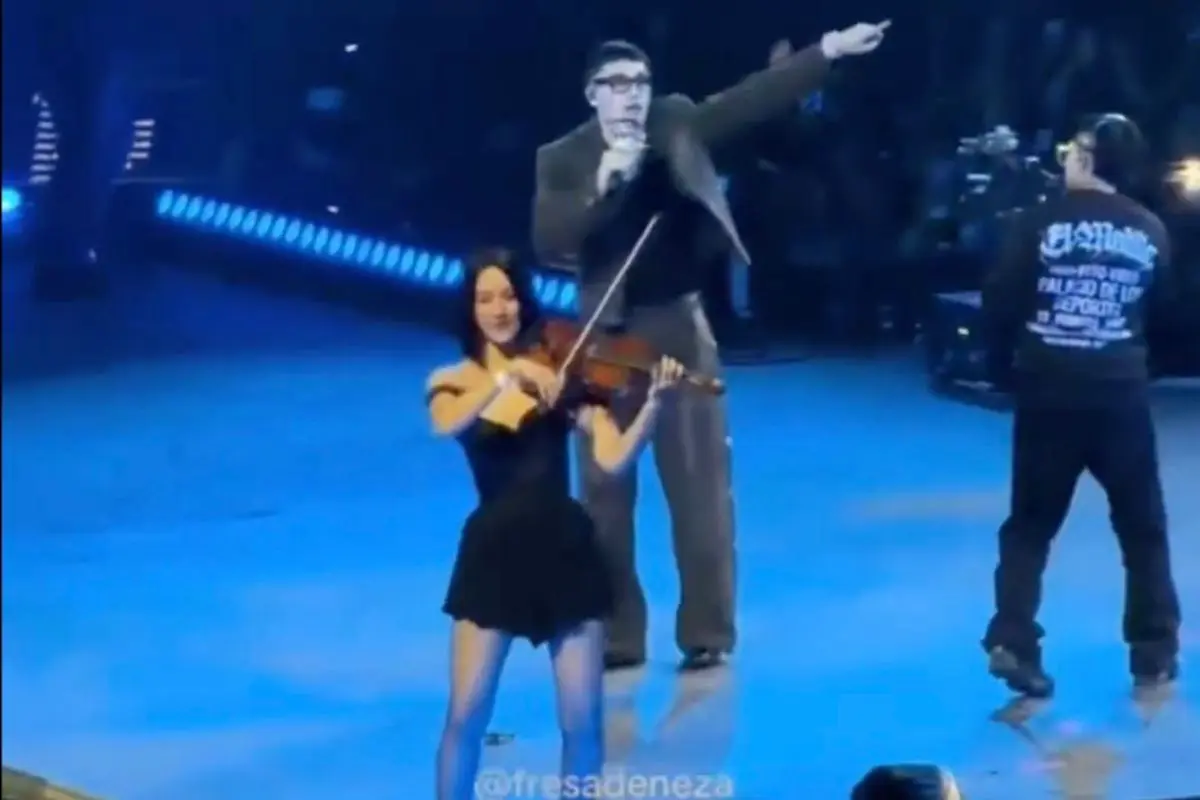Tras polémica con Nodal, violinista Esmeralda Camacho ahora aparece con El Malilla