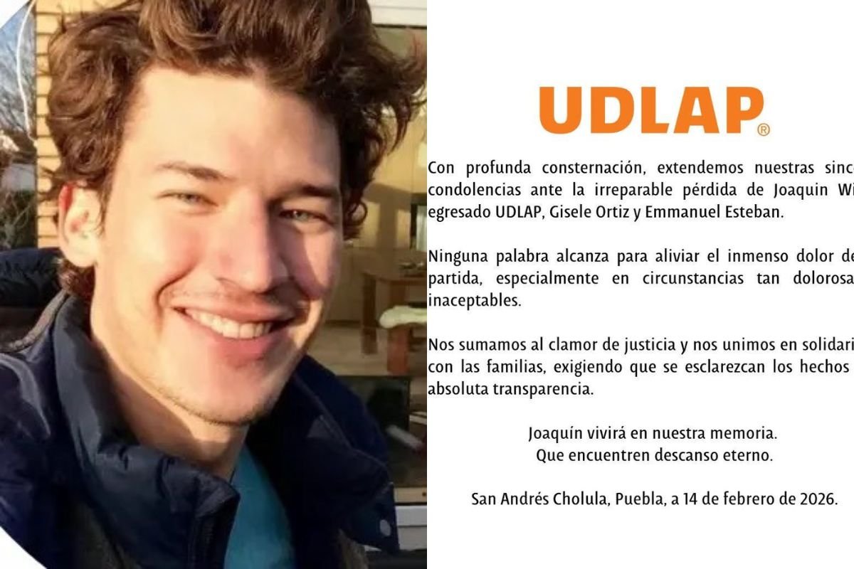 UDLAP exige justicia por el asesinato de Joaquín Wirth en Sala de Despecho en Angelópolis
