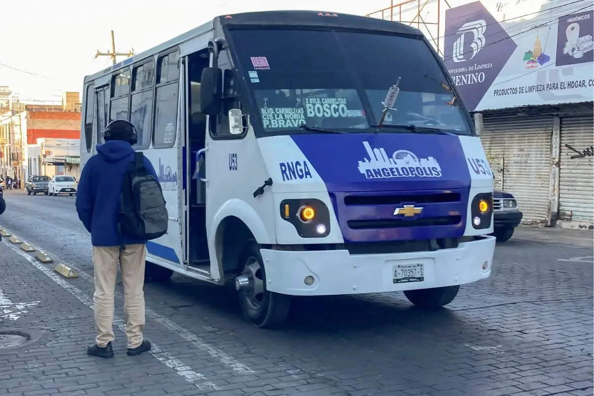 Fracasa el paro del transporte público en Puebla este 3 de febrero